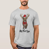 Santas Rentiere T-Shirt (Vorderseite)