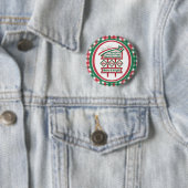 Santa's Retro Marquee - Ho Ho Ho Merry & Bright Button (Beispiel)