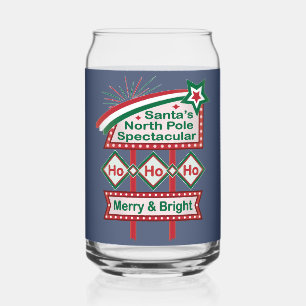 Santa's Retro Marquee - Ho Ho Ho Merry & Bright Dosenglas