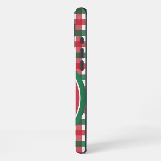 Santa's Retro Marquee - Ho Ho Ho Merry & Bright iPhone Hülle (Linke Seite)