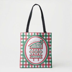 Santa's Retro Marquee - Ho Ho Ho Merry & Bright Tasche