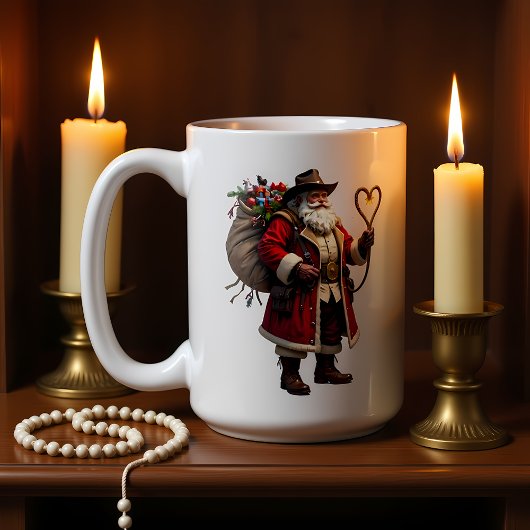 Santa's Roped Heart Delivery Kaffeetasse