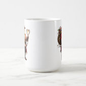 Santa's Roped Heart Delivery Kaffeetasse (Mittel)
