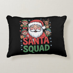 Santas schlechter Einfluss (Lustiger Santa-Trupp) Dekokissen