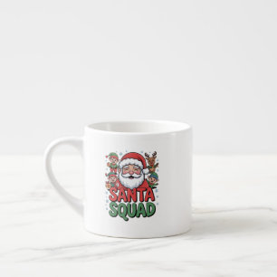 Santas schlechter Einfluss (Lustiger Santa-Trupp) Espressotasse