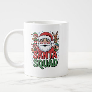 Santas schlechter Einfluss (Lustiger Santa-Trupp) Jumbo-Tasse