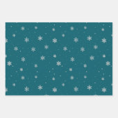 Santa's Schlittenfahrt Nordpol Muster Geschenkpapier Set (Vorderseite 2)