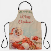 Santas Schlittenfahrt Schürze (Vorderseite)