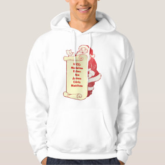 Santa's schönste Liste - Individuell - Individuell Hoodie