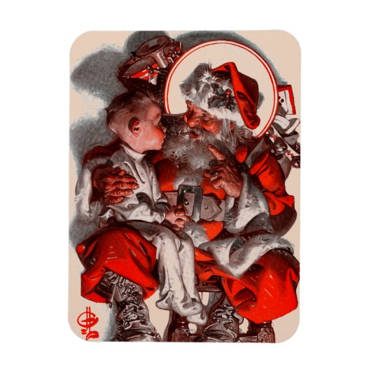 Santas Schoß Magnet (Vertikal)