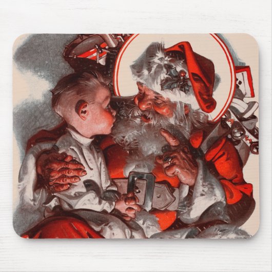Santas Schoß Mousepad (Vorne)