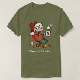 Santa's Sidekick Niedlich Funny Weihnachten Cartoo T-Shirt