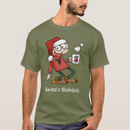 Santa's Sidekick Niedlich Funny Weihnachten Cartoo T-Shirt