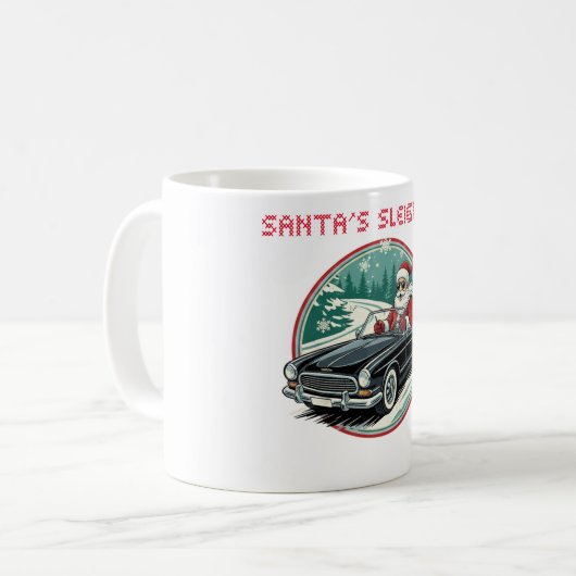 Santa's Sleigh 2.0 Mug Kaffeetasse (Vorderseite Links)