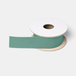 Santas Sleigh Cutout Medium Winter Green Satinband