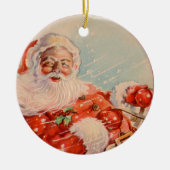 Santas Sleigh Ride Keramik Ornament (Vorne)