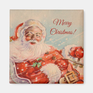 Santas Sleigh Ride Magnet