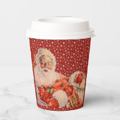 Santas Sleigh Ride Pappbecher (Rückseite)