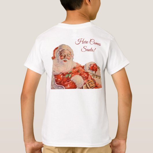Santas Sleigh Ride T-Shirt (Rückseite)