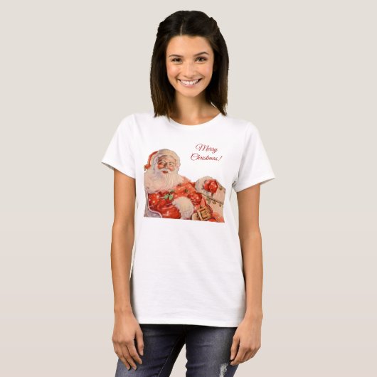 Santas Sleigh Ride T-Shirt (Vorne ganz)
