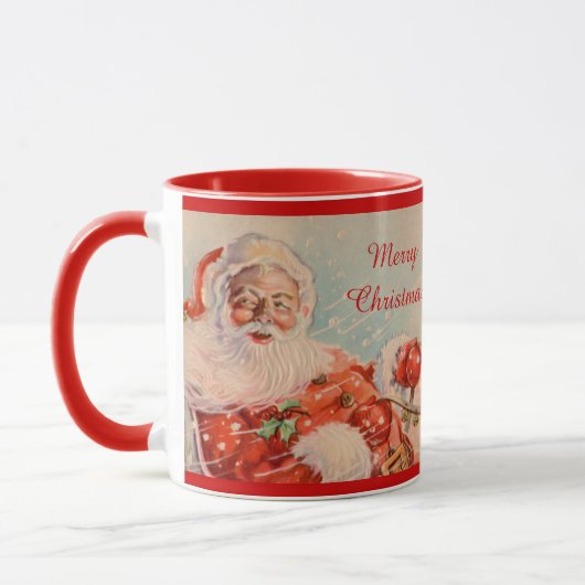 Santas Sleigh Ride Tasse (Links)