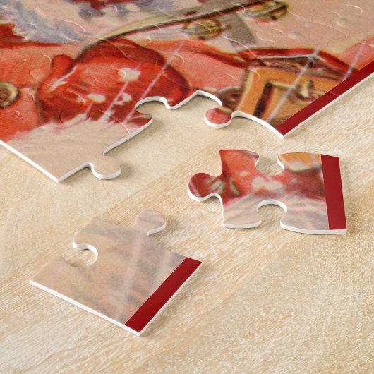 Santas Sleigh Ride Vintage Puzzle (Seite)