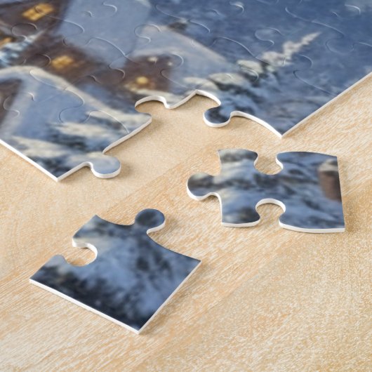 Santa's Sleigh Under Moonlight Puzzle (Seite)