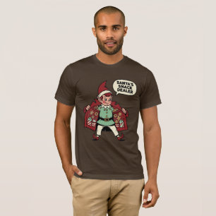 Santa's Snack Händler Weihnachtself T-Shirt