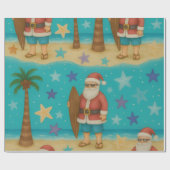 Santa's StarSurf Geschenkpapier (Flach)