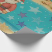 Santa's StarSurf Geschenkpapier (Ecke)