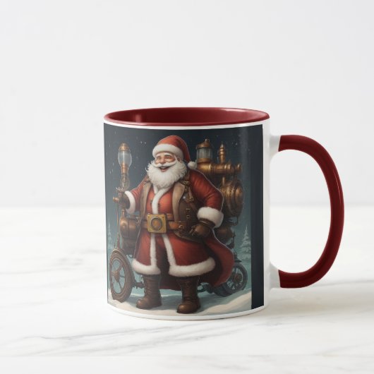 Santa's Steampunk Sleigh Tasse (Rechts)