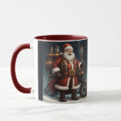 Santa's Steampunk Sleigh Tasse (Links)
