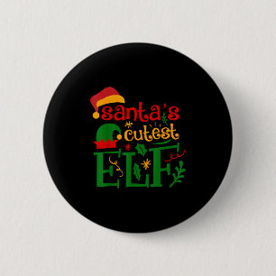 Santas süßester Elf Baby-Schlafanzug Weihnachten J Button