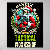 Santa's Tactical Workshop Santa Has Guns And Chris Poster (Vorne)