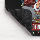 Santas Tech-Support startet Weihnachten lustig neu Mousepad (Ecke)