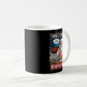 Santa's Tech Suprt_ Rebooting Christmas Funny Kaffeetasse (VorderseiteRechts)