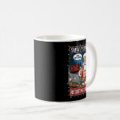 Santa's Tech Suprt_ Rebooting Christmas Funny Kaffeetasse (VorderseiteRechts)