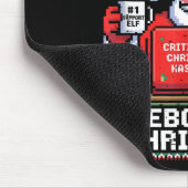 Santa's Tech Suprt Rebooting Christmas Ugly Santa Mousepad (Ecke)