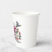 Santa's Toy Workshop Papier-Tasse Pappbecher (Links)