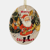 Santa's Trees - Weihnachten Keramik Ornament (Rechts)