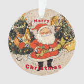 Santa's Trees - Weihnachten Ornament (Vorderseite)