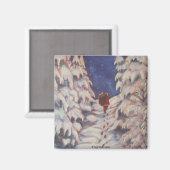 Santa's Trek Magnet (Vorderseite/Rückseite)