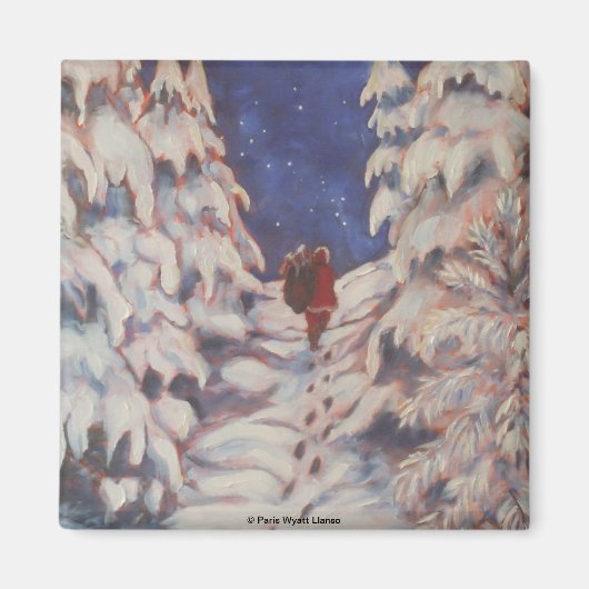 Santa's Trek Magnet (Vorne)