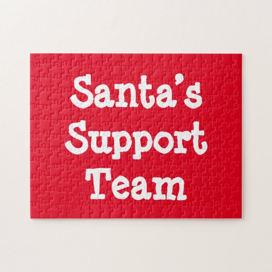 Santas Unterstützungsteam Puzzle (Horizontal)