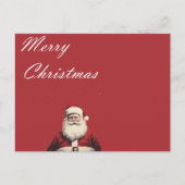 Santa's Vintage Greetings Postcard Postkarte (Vorderseite)