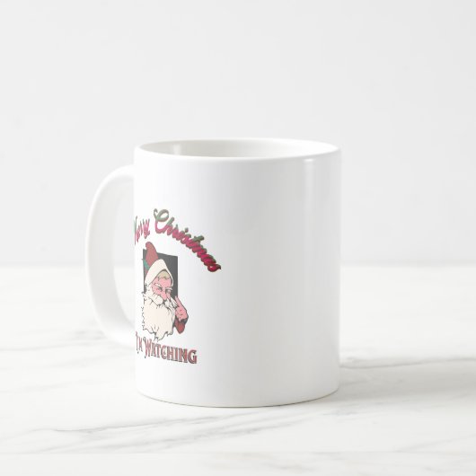 Santas Watching Kaffeetasse (Vorderseite Links)