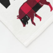 Santa's Watching My Aim - Boar Hog Hunting Fleecedecke (Ecke)