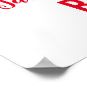 SANTA'S WATCHING SEIN GUTE Kinder Weihnachtsmotiva Poster (Ecke)