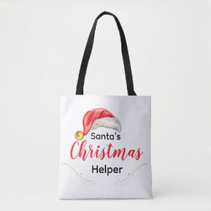 Santas Weihnachtshelfer individuell anpassbare Tas Tasche