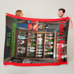 Santas Werkstatt Nussknacker Fleece-Decke Fleecedecke